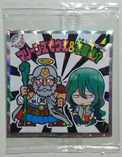 コレクションシール/プリズム/弱虫ペダル×千葉ロッテマリーンズコラボ企画チケット　8/31戦特典ビックリマントリプルコラボ弱　[プリズム]：マリーンズゼウス＆巻島裕介 8/30(火)～9/1(木)「弱虫ペダル」×千葉ロッテマリーンズ コラボ